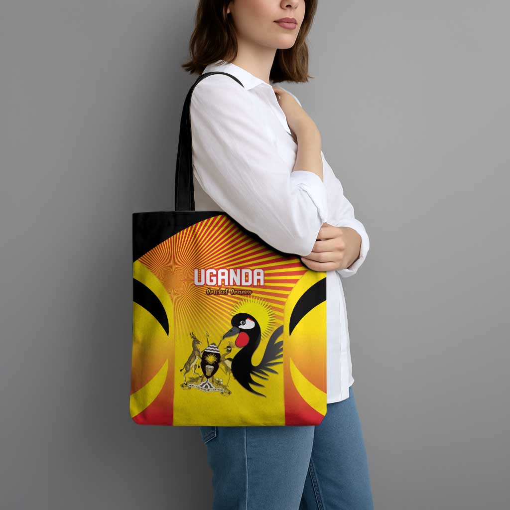 Uganda Cricket Tote Bag Go Cricket Cranes Go - Wonder Print Shop