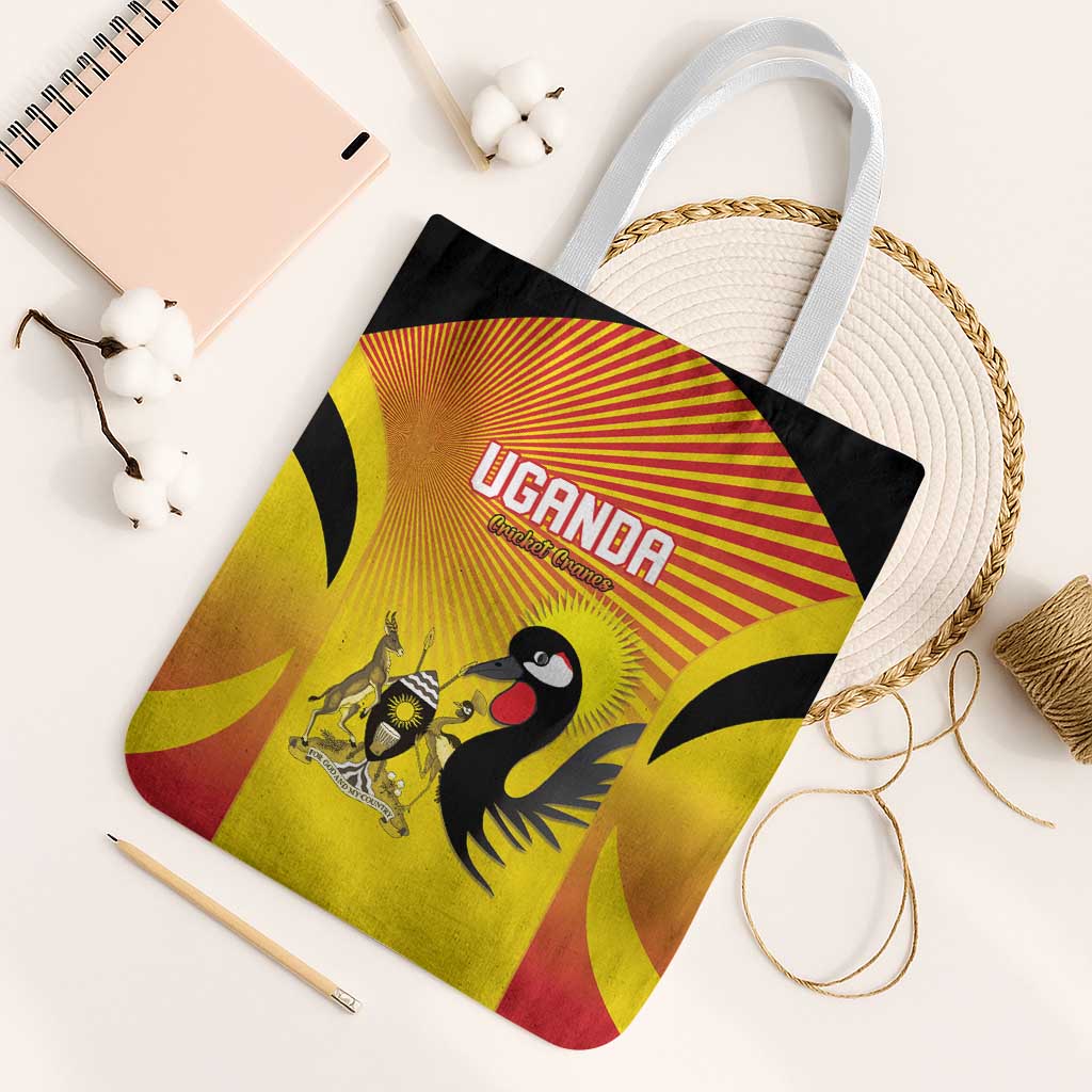 Uganda Cricket Tote Bag Go Cricket Cranes Go - Wonder Print Shop
