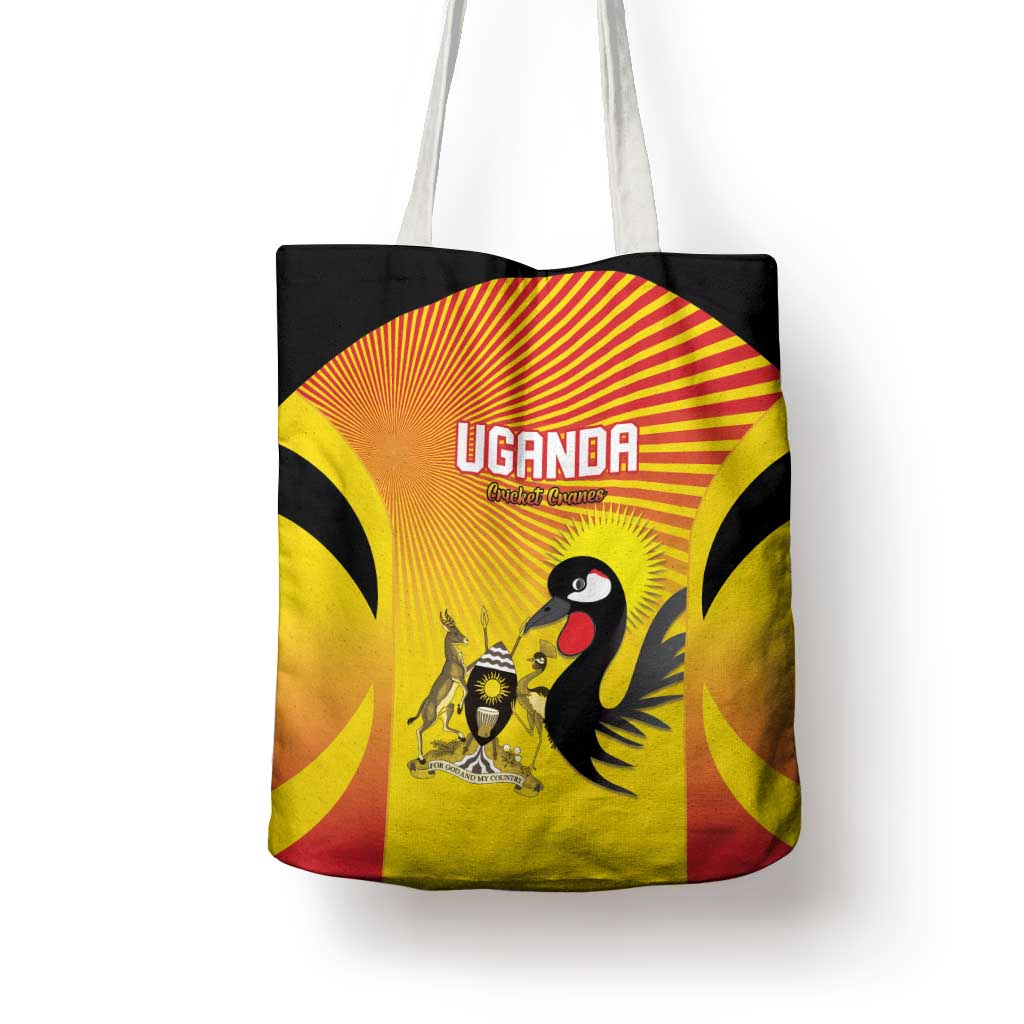 Uganda Cricket Tote Bag Go Cricket Cranes Go - Wonder Print Shop