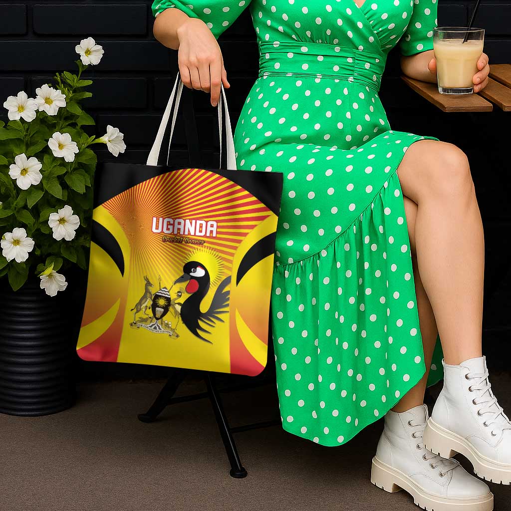 Uganda Cricket Tote Bag Go Cricket Cranes Go - Wonder Print Shop