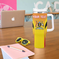 Custom Uganda Cricket Tumbler With Handle Go Cricket Cranes Go - Wonder Print Shop
