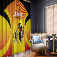 Uganda Cricket Window Curtain Go Cricket Cranes Go - Wonder Print Shop