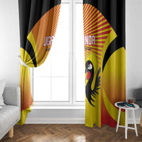 Uganda Cricket Window Curtain Go Cricket Cranes Go - Wonder Print Shop