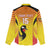 Custom Uganda Cricket Women Casual Shirt Go Cricket Cranes Go - Wonder Print Shop