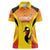 Custom Uganda Cricket Women Polo Shirt Go Cricket Cranes Go - Wonder Print Shop