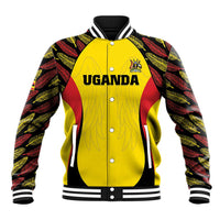 Custom Uganda Cricket Baseball Jacket Go Cricket Cranes - Wonder Print Shop