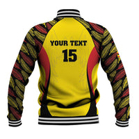 Custom Uganda Cricket Baseball Jacket Go Cricket Cranes - Wonder Print Shop