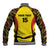 Custom Uganda Cricket Baseball Jacket Go Cricket Cranes - Wonder Print Shop