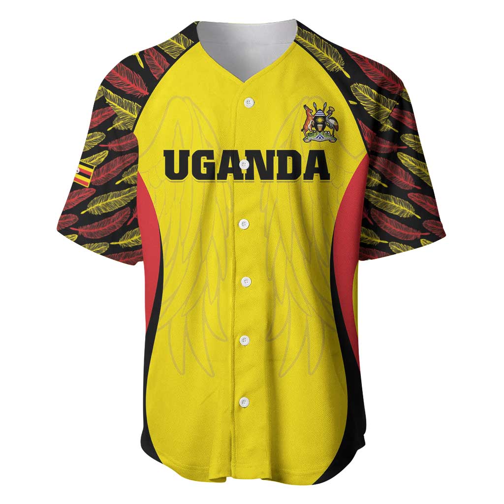Custom Uganda Cricket Baseball Jersey Go Cricket Cranes - Wonder Print Shop