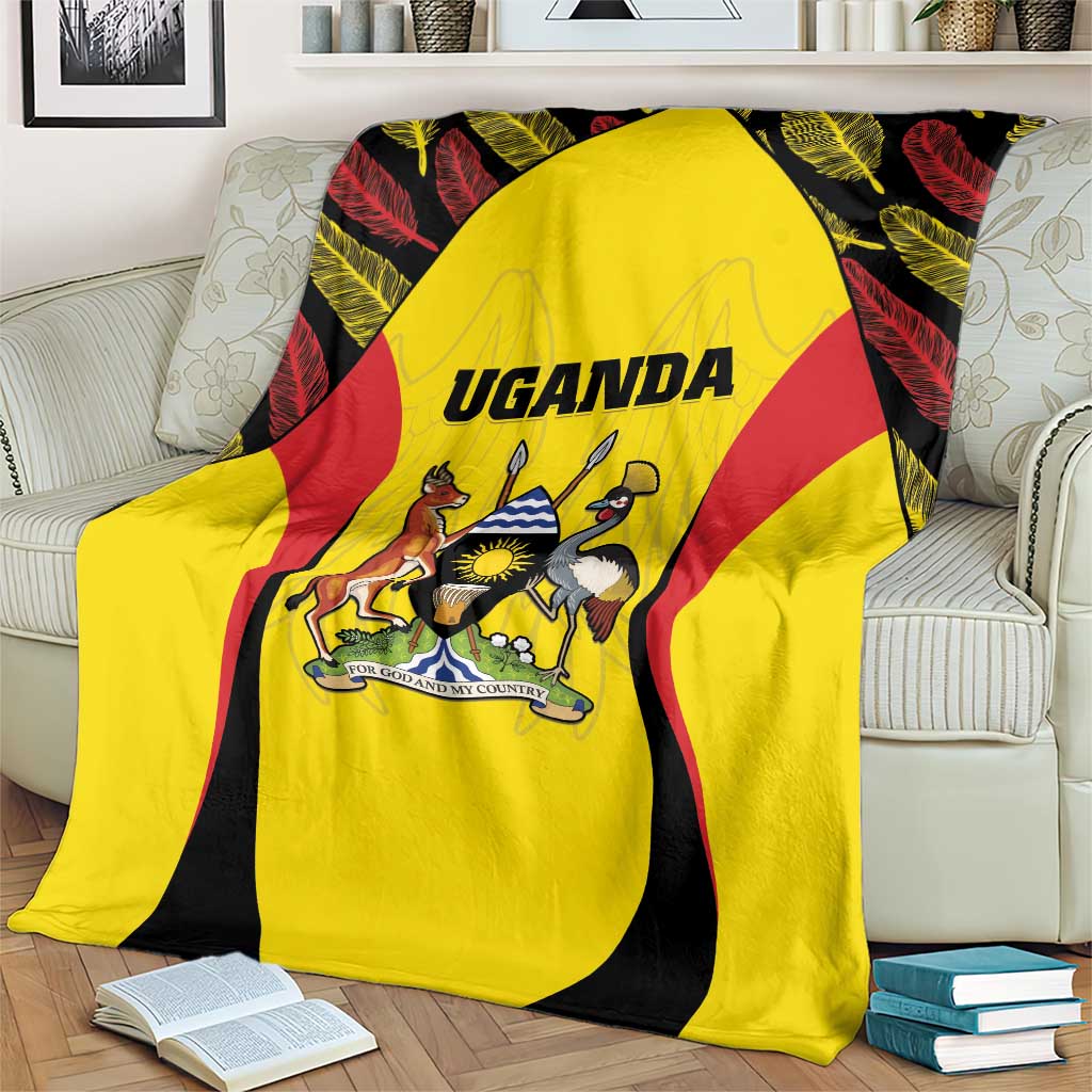 Uganda Cricket Blanket Go Cricket Cranes - Wonder Print Shop