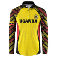 Custom Uganda Cricket Button Sweatshirt Go Cricket Cranes - Wonder Print Shop