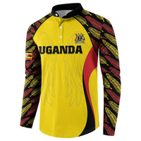 Custom Uganda Cricket Button Sweatshirt Go Cricket Cranes - Wonder Print Shop