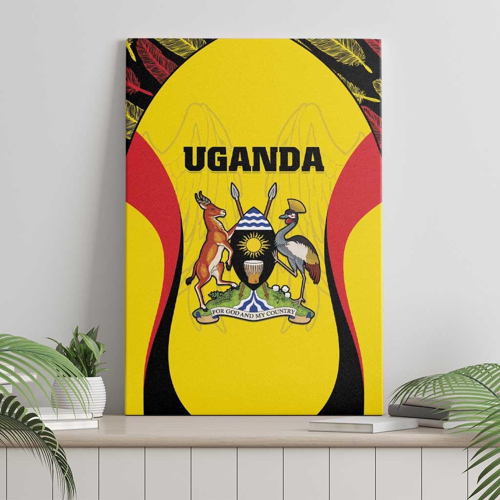 Uganda Cricket Canvas Wall Art Go Cricket Cranes - Wonder Print Shop