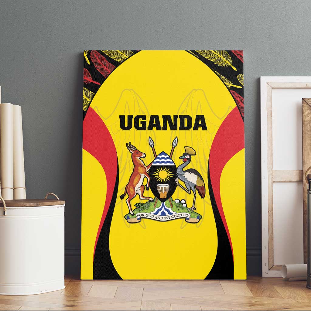 Uganda Cricket Canvas Wall Art Go Cricket Cranes - Wonder Print Shop