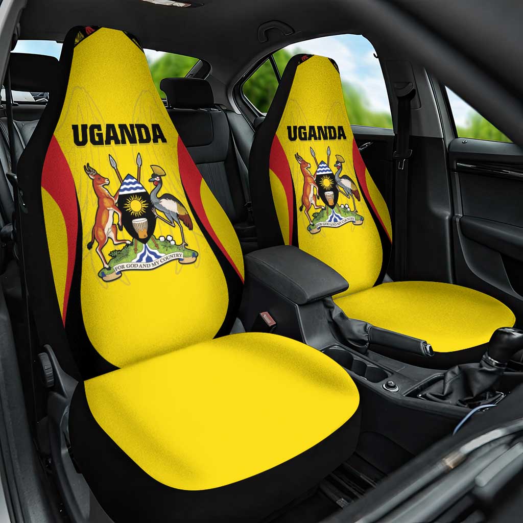 Uganda Cricket Car Seat Cover Go Cricket Cranes - Wonder Print Shop