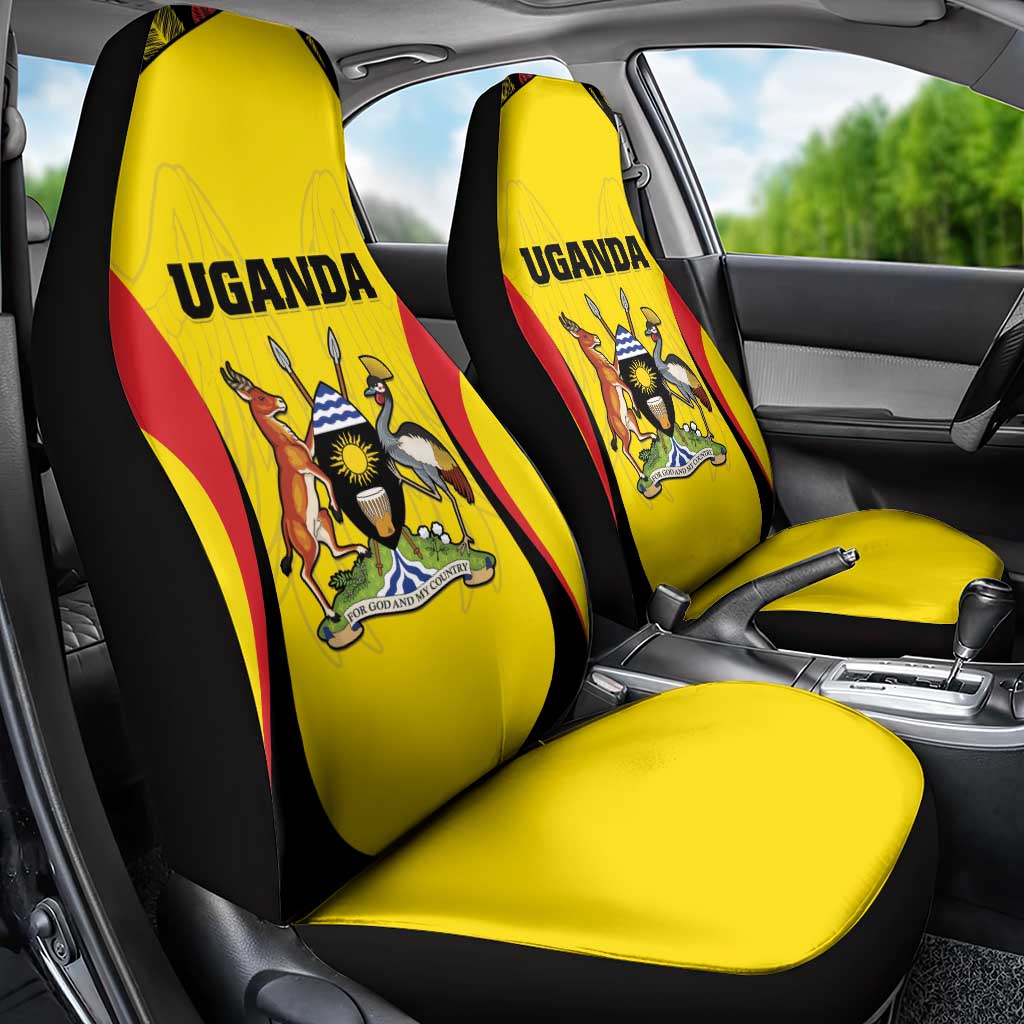 Uganda Cricket Car Seat Cover Go Cricket Cranes - Wonder Print Shop