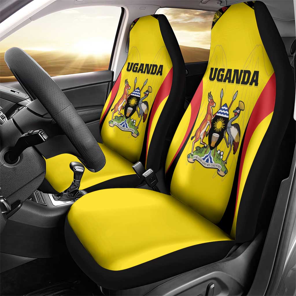 Uganda Cricket Car Seat Cover Go Cricket Cranes - Wonder Print Shop