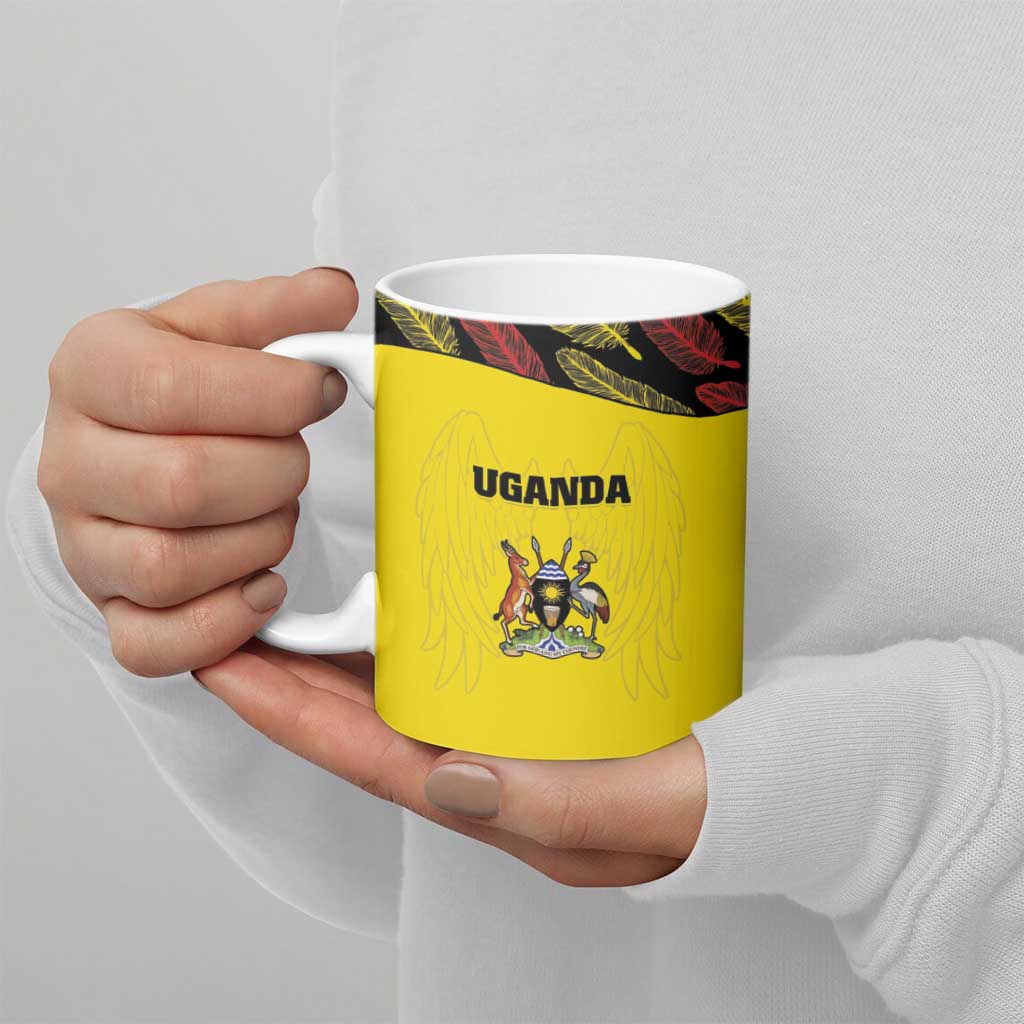 Custom Uganda Cricket Ceramic Mug Go Cricket Cranes - Wonder Print Shop