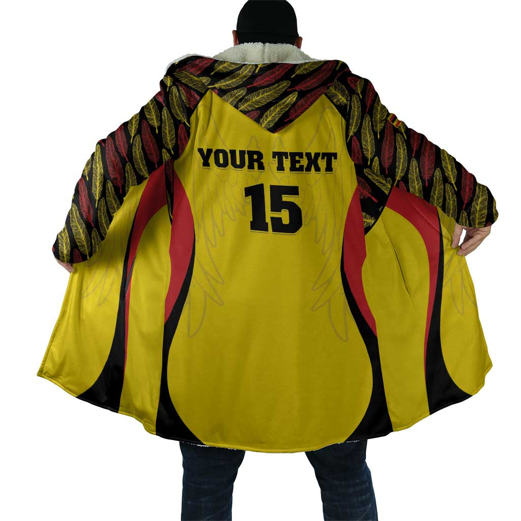 Custom Uganda Cricket Cloak Go Cricket Cranes - Wonder Print Shop