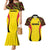 Custom Uganda Cricket Couples Matching Mermaid Dress and Hawaiian Shirt Go Cricket Cranes - Wonder Print Shop