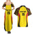 Custom Uganda Cricket Couples Matching Summer Maxi Dress and Hawaiian Shirt Go Cricket Cranes - Wonder Print Shop
