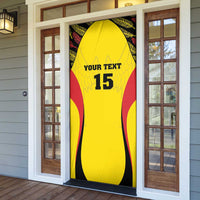 Custom Uganda Cricket Door Cover Go Cricket Cranes - Wonder Print Shop