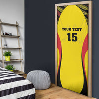 Custom Uganda Cricket Door Cover Go Cricket Cranes - Wonder Print Shop