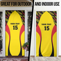 Custom Uganda Cricket Door Cover Go Cricket Cranes - Wonder Print Shop