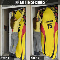 Custom Uganda Cricket Door Cover Go Cricket Cranes - Wonder Print Shop