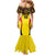 Custom Uganda Cricket Family Matching Mermaid Dress and Hawaiian Shirt Go Cricket Cranes - Wonder Print Shop