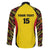 Custom Uganda Cricket Family Matching Off The Shoulder Long Sleeve Dress and Hawaiian Shirt Go Cricket Cranes - Wonder Print Shop