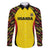 Custom Uganda Cricket Family Matching Off Shoulder Short Dress and Hawaiian Shirt Go Cricket Cranes - Wonder Print Shop