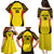 Custom Uganda Cricket Family Matching Puletasi and Hawaiian Shirt Go Cricket Cranes - Wonder Print Shop