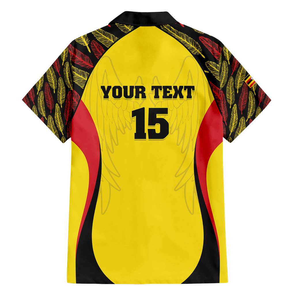Custom Uganda Cricket Family Matching Tank Maxi Dress and Hawaiian Shirt Go Cricket Cranes - Wonder Print Shop