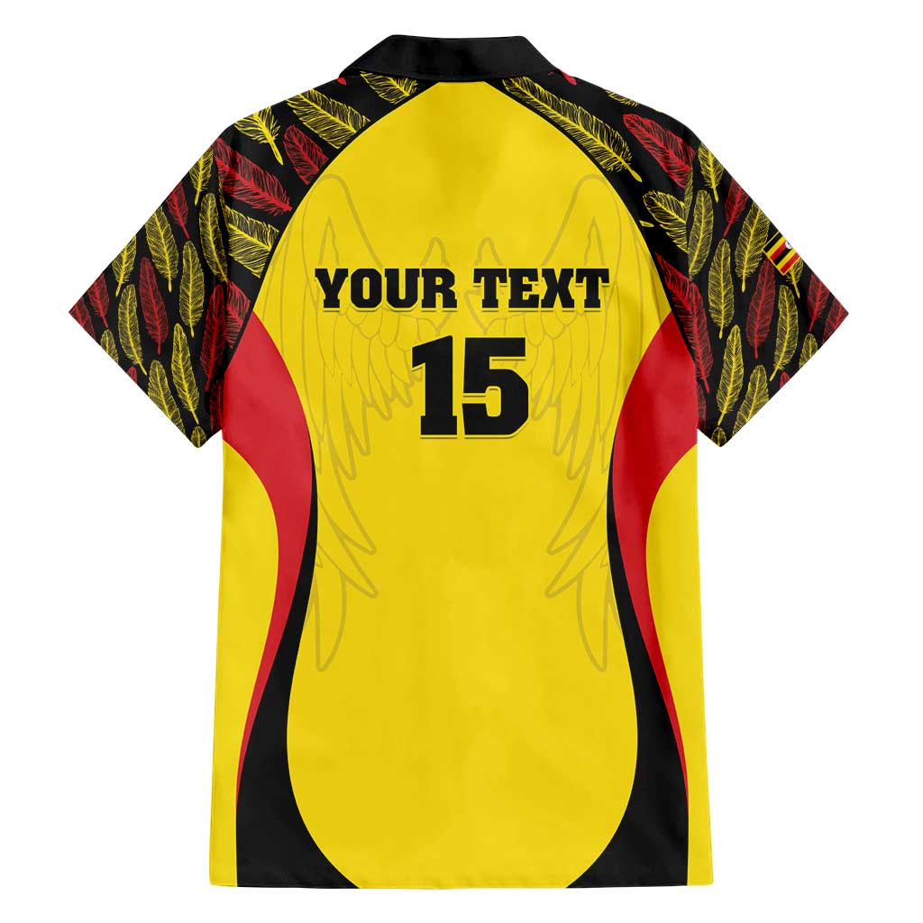 Custom Uganda Cricket Hawaiian Shirt Go Cricket Cranes - Wonder Print Shop