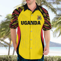 Custom Uganda Cricket Hawaiian Shirt Go Cricket Cranes - Wonder Print Shop