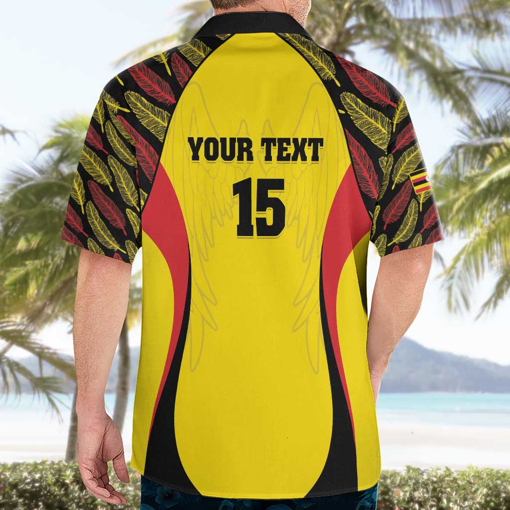 Custom Uganda Cricket Hawaiian Shirt Go Cricket Cranes - Wonder Print Shop