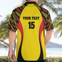 Custom Uganda Cricket Hawaiian Shirt Go Cricket Cranes - Wonder Print Shop