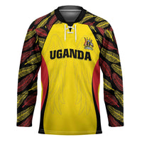 Custom Uganda Cricket Hockey Jersey Go Cricket Cranes - Wonder Print Shop