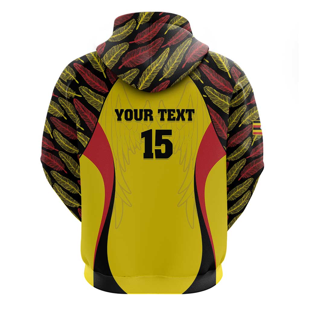 Custom Uganda Cricket Hoodie Go Cricket Cranes - Wonder Print Shop