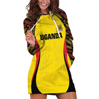Custom Uganda Cricket Hoodie Dress Go Cricket Cranes - Wonder Print Shop