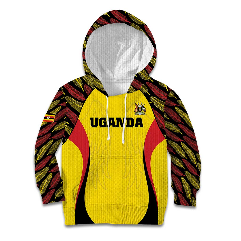 Custom Uganda Cricket Kid Hoodie Go Cricket Cranes - Wonder Print Shop