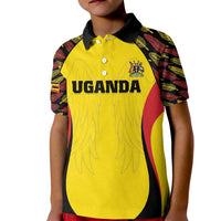 Custom Uganda Cricket Kid Polo Shirt Go Cricket Cranes - Wonder Print Shop