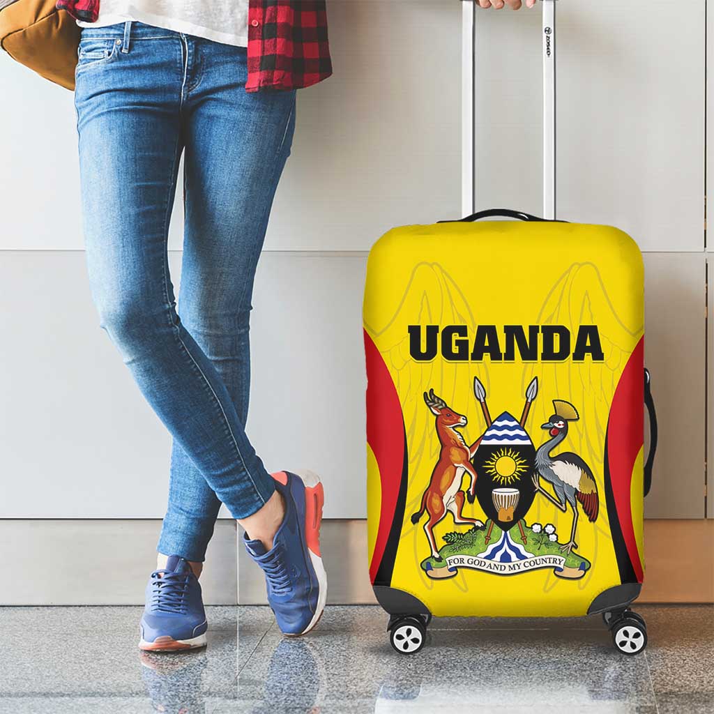 Uganda Cricket Luggage Cover Go Cricket Cranes - Wonder Print Shop
