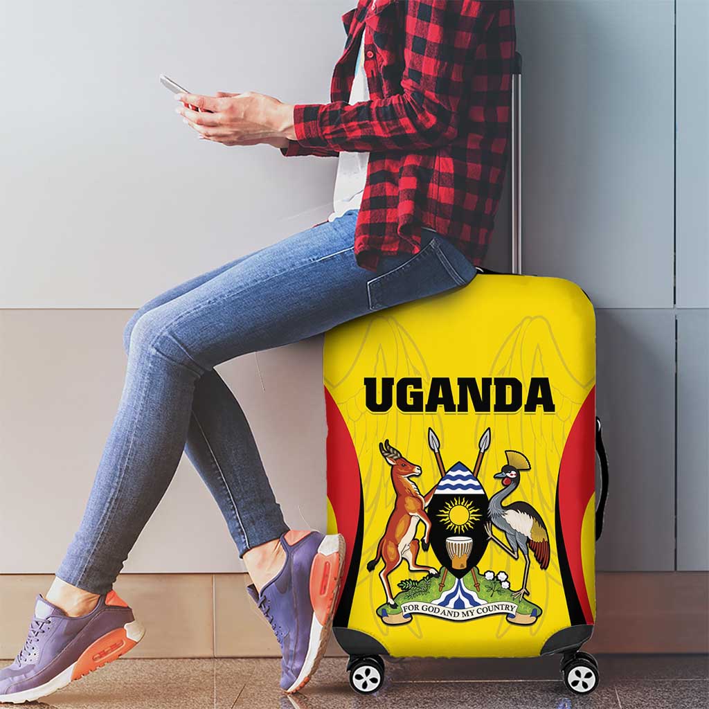 Uganda Cricket Luggage Cover Go Cricket Cranes - Wonder Print Shop