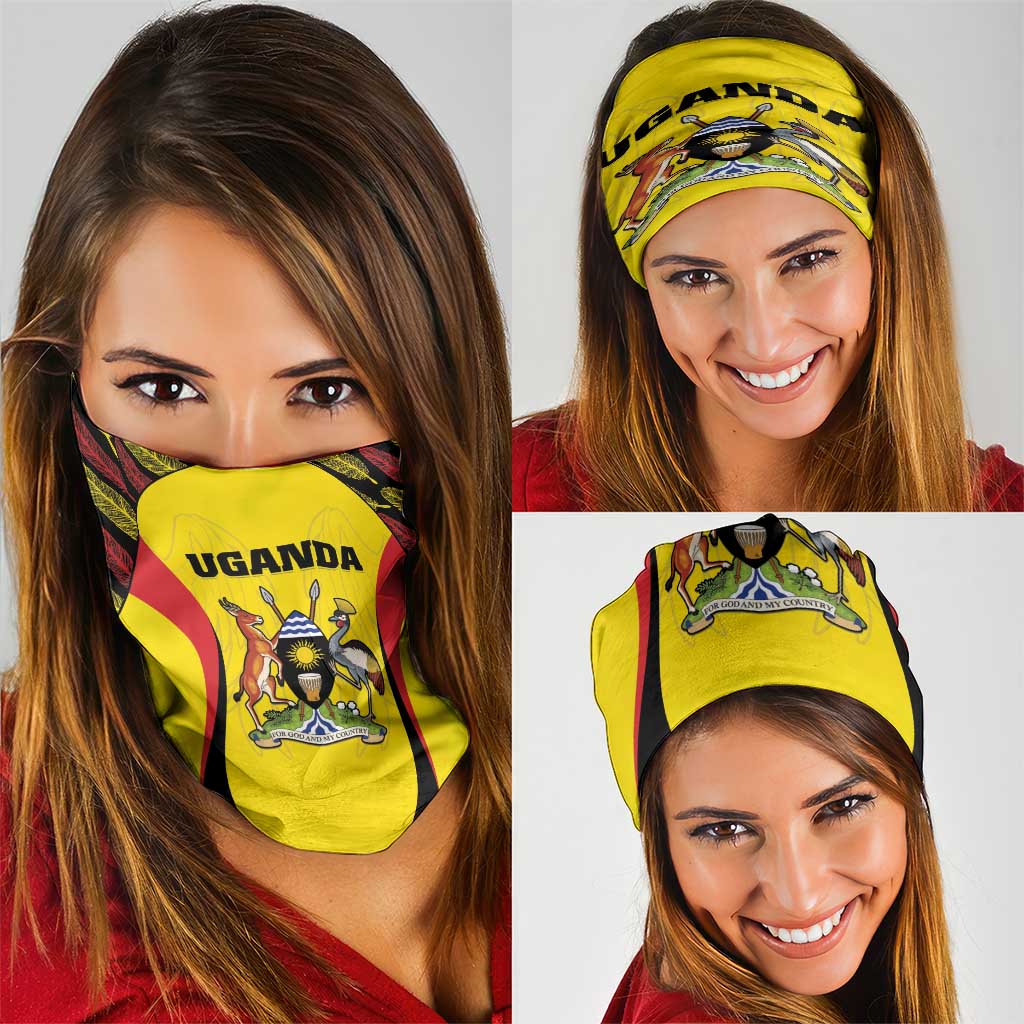 Uganda Cricket Neck Gaiter Go Cricket Cranes - Wonder Print Shop