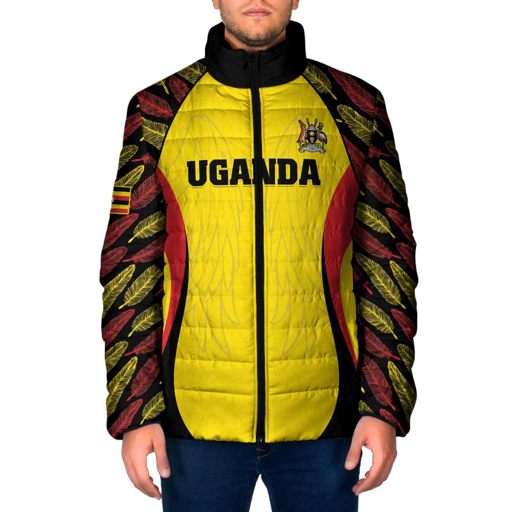 Custom Uganda Cricket Padded Jacket Go Cricket Cranes - Wonder Print Shop