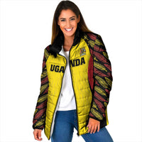 Custom Uganda Cricket Padded Jacket Go Cricket Cranes - Wonder Print Shop