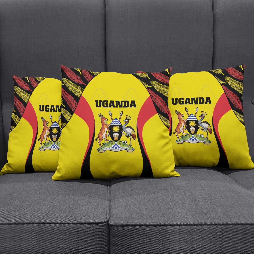 Uganda Cricket Pillow Cover Go Cricket Cranes - Wonder Print Shop