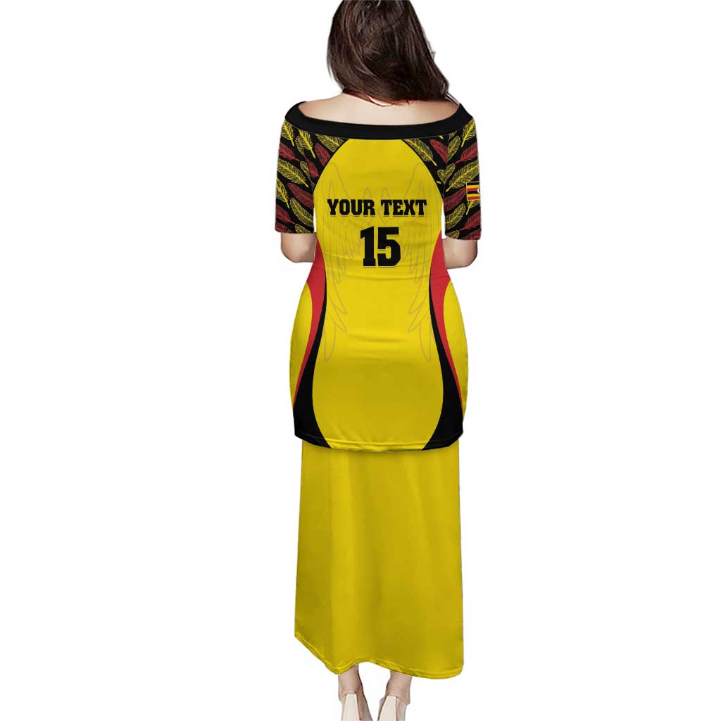 Custom Uganda Cricket Puletasi Go Cricket Cranes - Wonder Print Shop